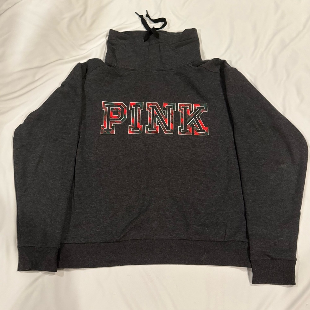 PINK‎ Victoria's Secret Charcoal Hoodie